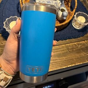 YETI Blue Stainless Steel Tumbler